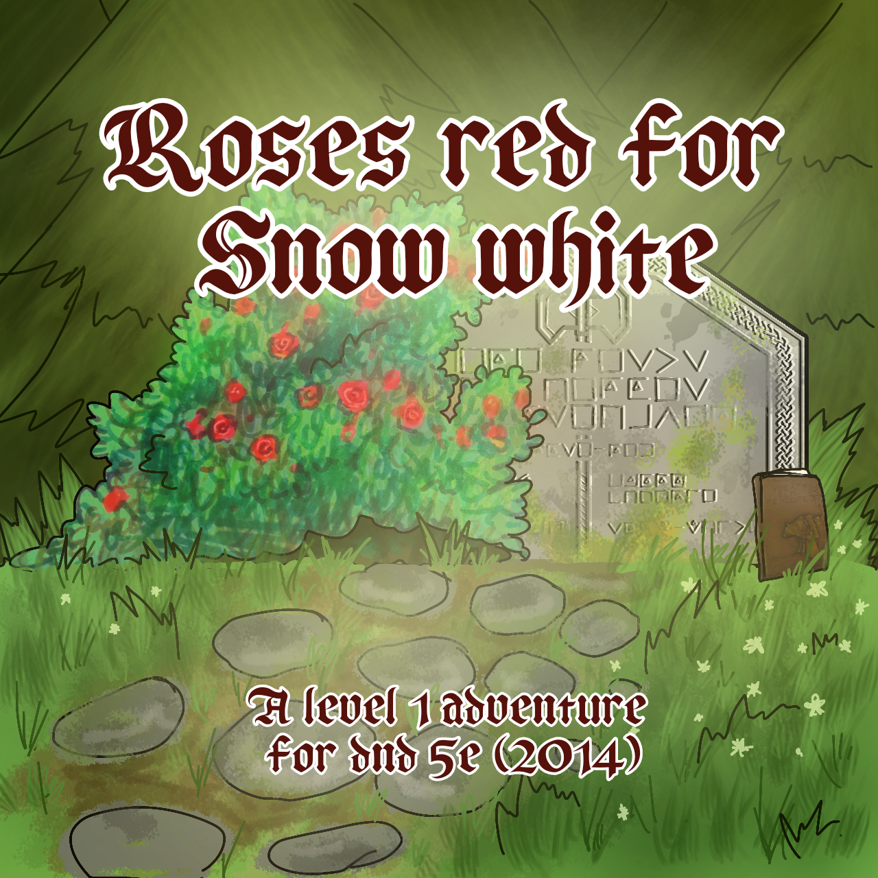 Rosor röda till Snövit